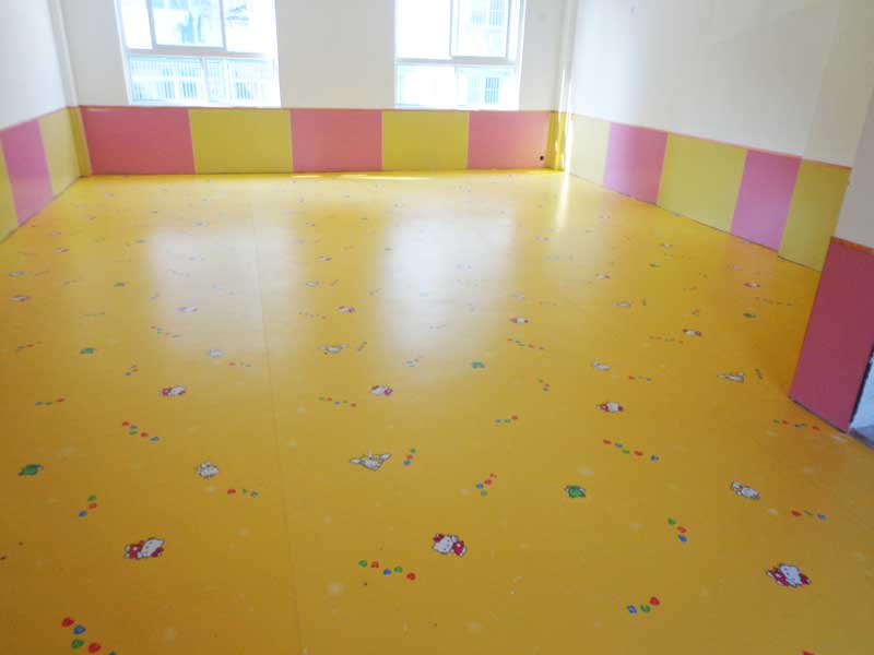 福建福州市幼兒園pvc地板 福州市晉安區陽光維也納幼兒園地板